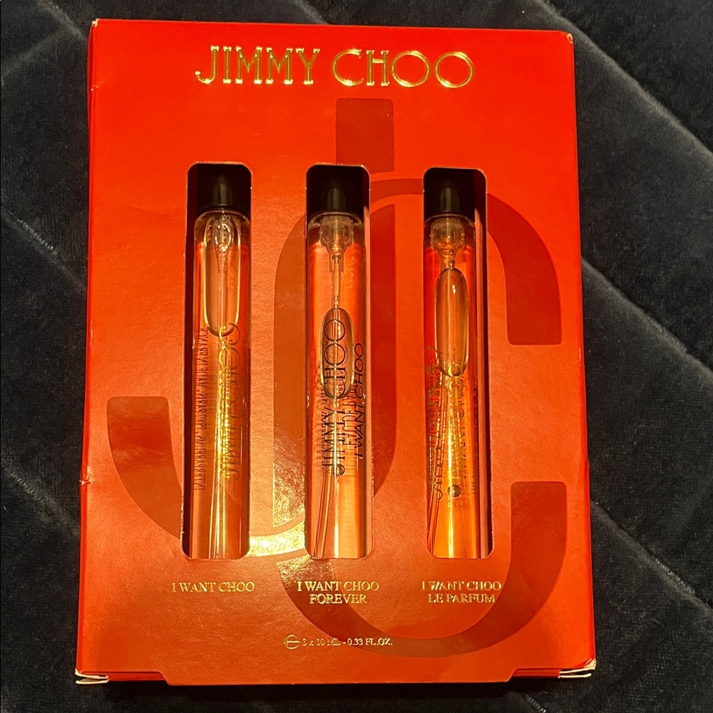 Jimmy Choo women’s Fragrance Trio - Vibrant Red